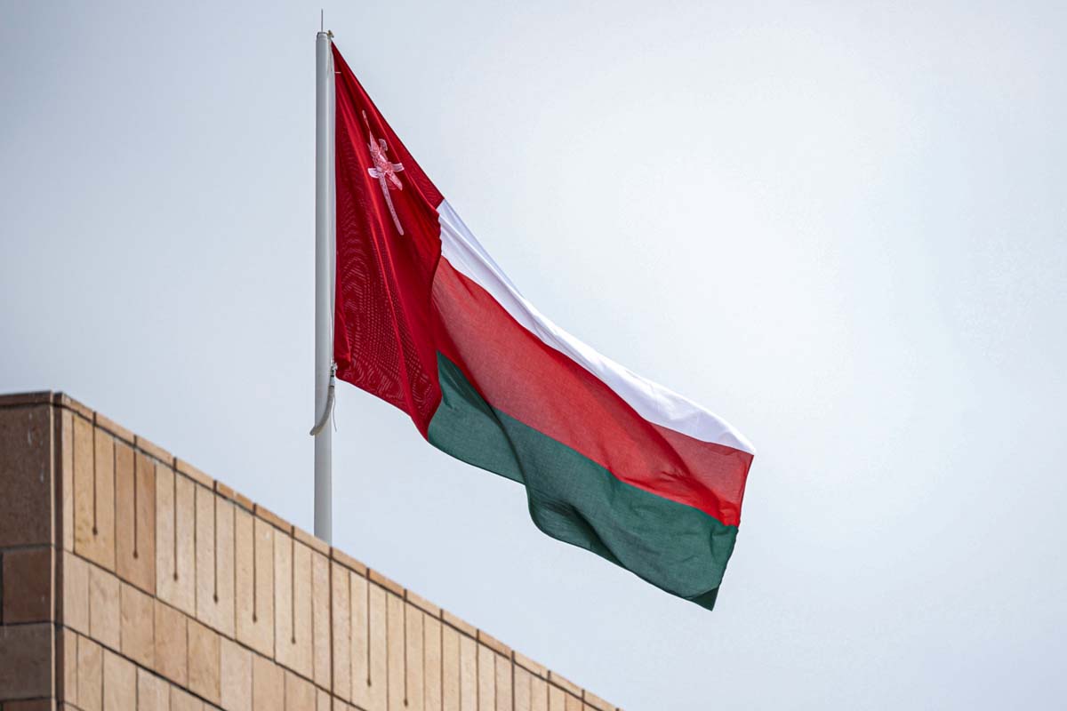 Sultan of Oman receives Erdogan at Al Alam Palace in Muscat